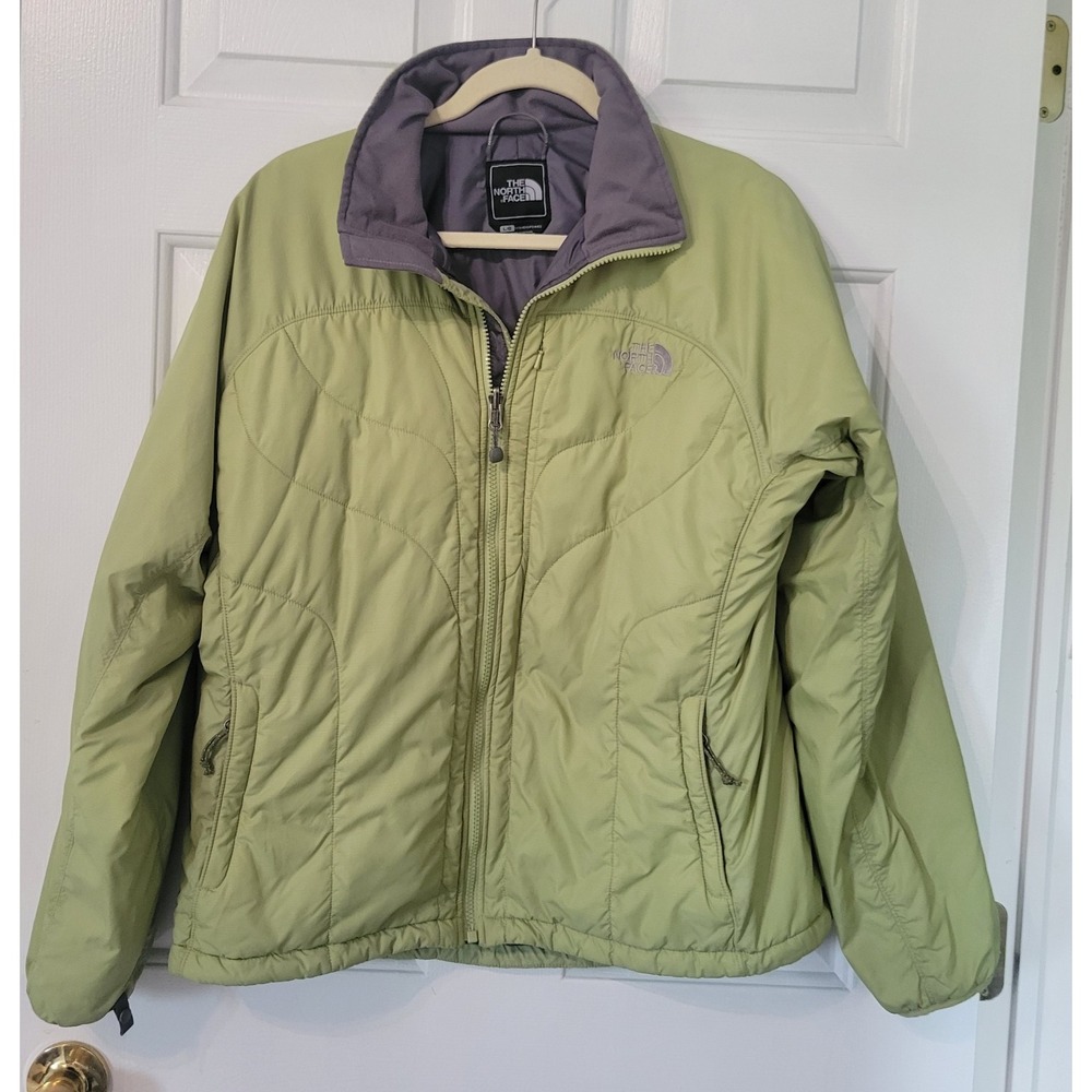 The North Face Women's L Green Lightweight Insulated Jacket Hiking Outdoor